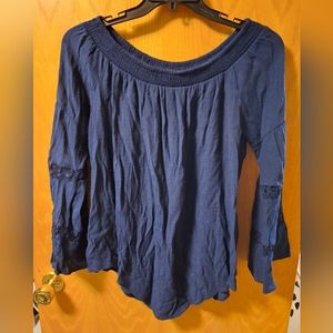 🔵3/$6🔵navy blue blouse